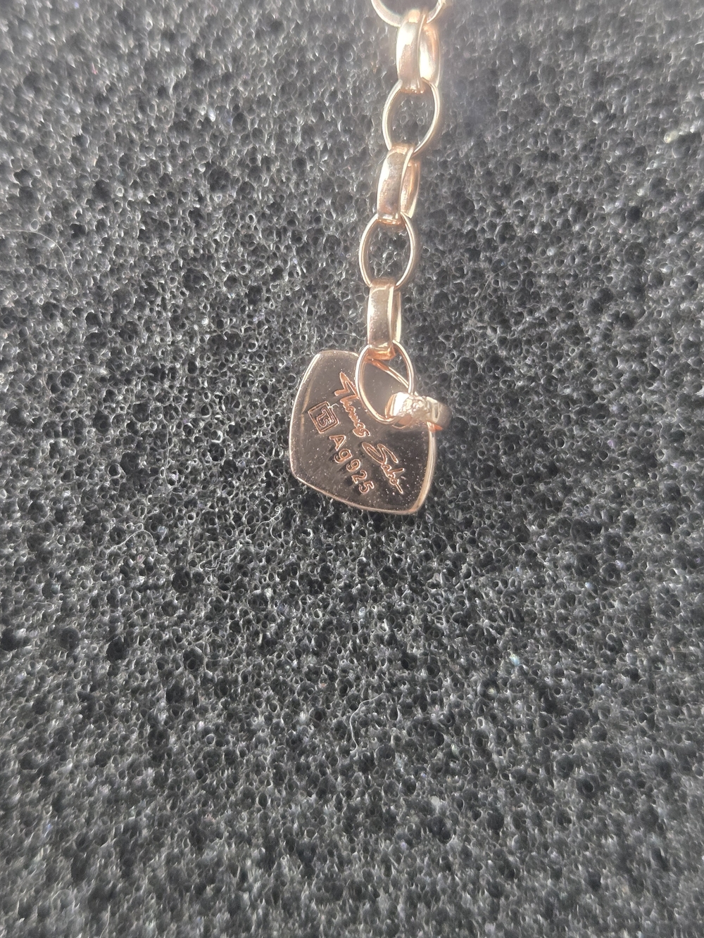 Thomas Sabo Infinity Heart Bracelet - Rose Gold Tone Sterling Silver - Picture 4 of 6
